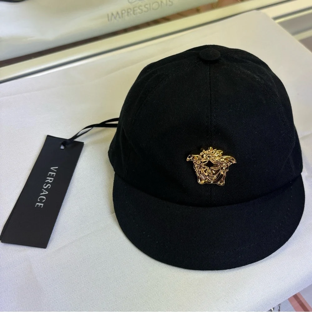 NWT VERSACE Kids Medusa-Head baseball cap